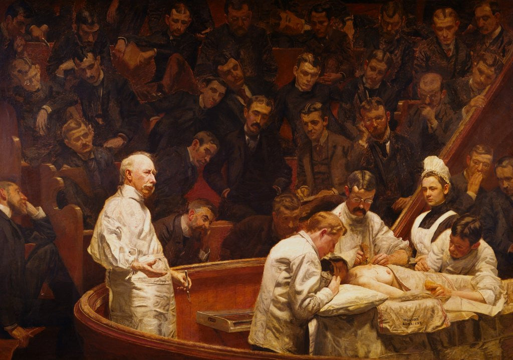 Detail of The Agnew Clinic by Thomas Eakins