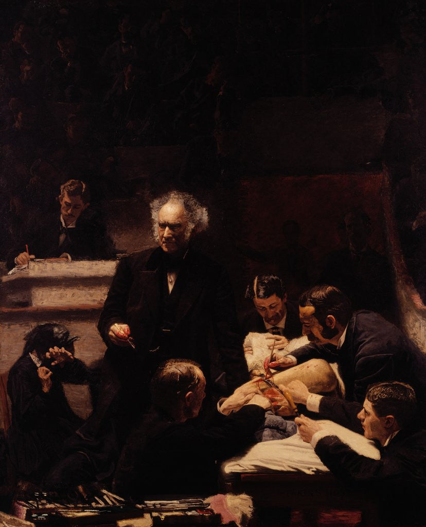 Detail of The Gross Clinic by Thomas Eakins