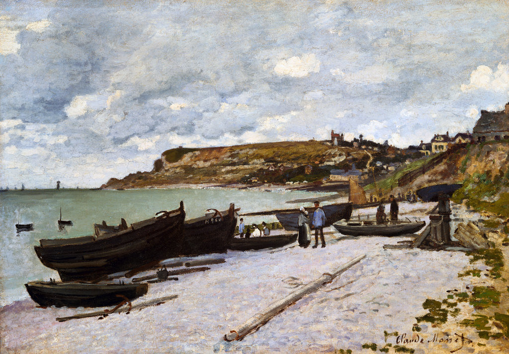Detail of Sainte-Adresse by Claude Monet
