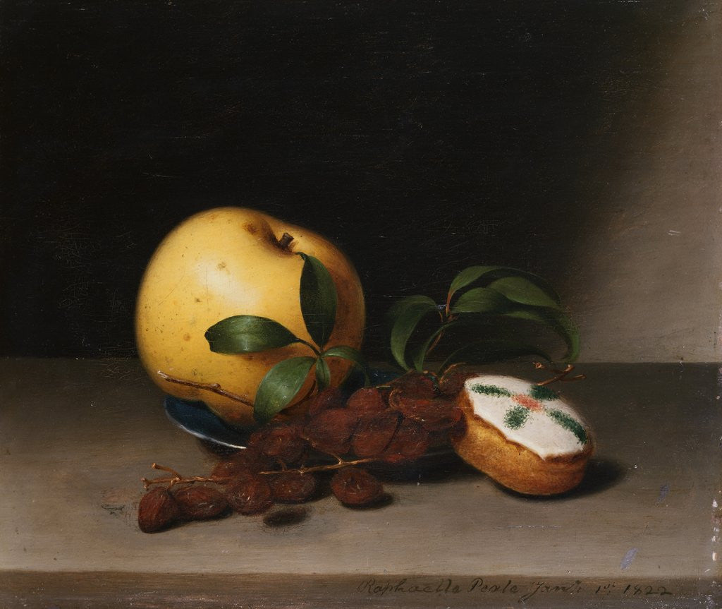 Detail of Still Life with Cake by Raphaelle Peale