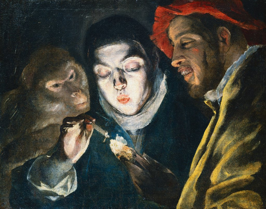 Detail of Fable by El Greco