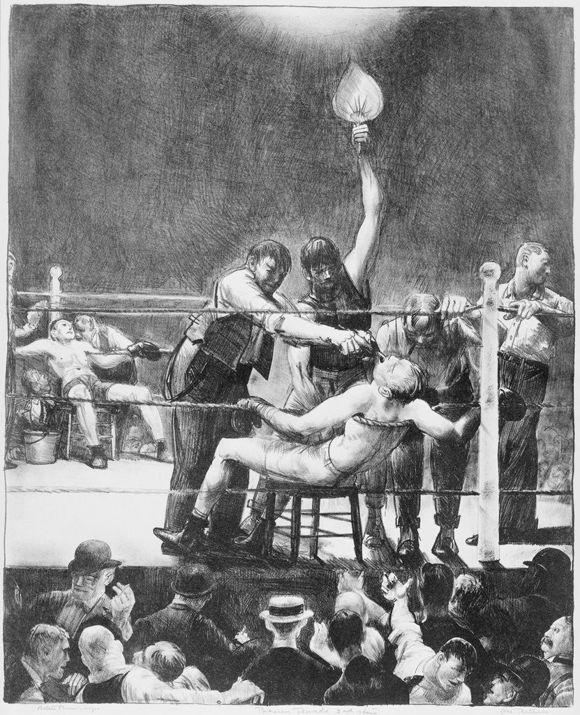 Detail of Between Rounds by George Wesley Bellows