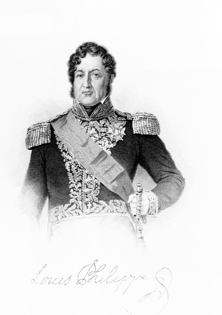 Detail of Lithograph of Louis-Philippe by Corbis