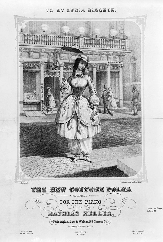 Detail of Lydia Bloomer by Anonymous