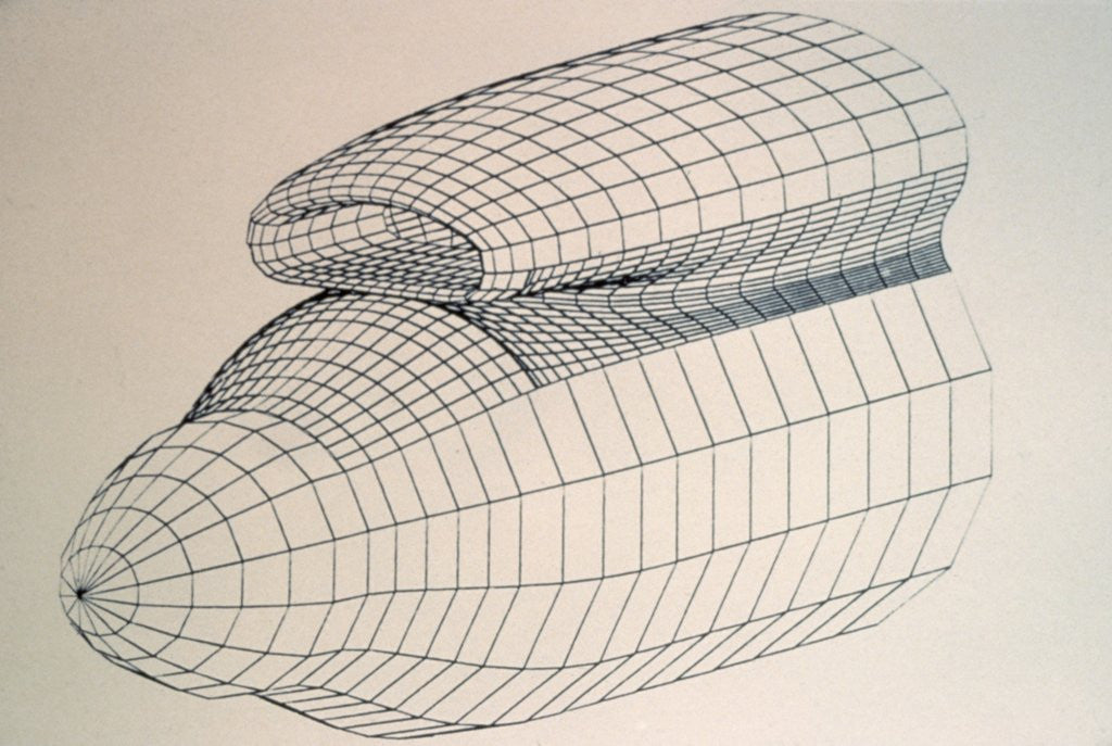 Detail of Drawing of Aircraft Nose by Anonymous