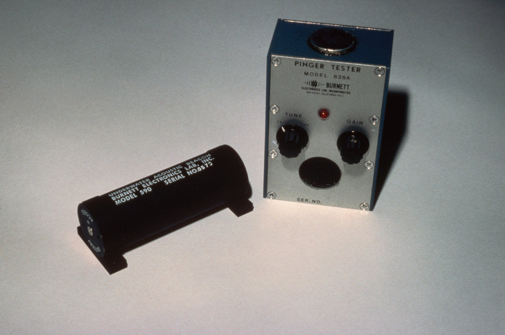 Detail of Pinger Tester and Underwater Acoustic Beacon by Anonymous