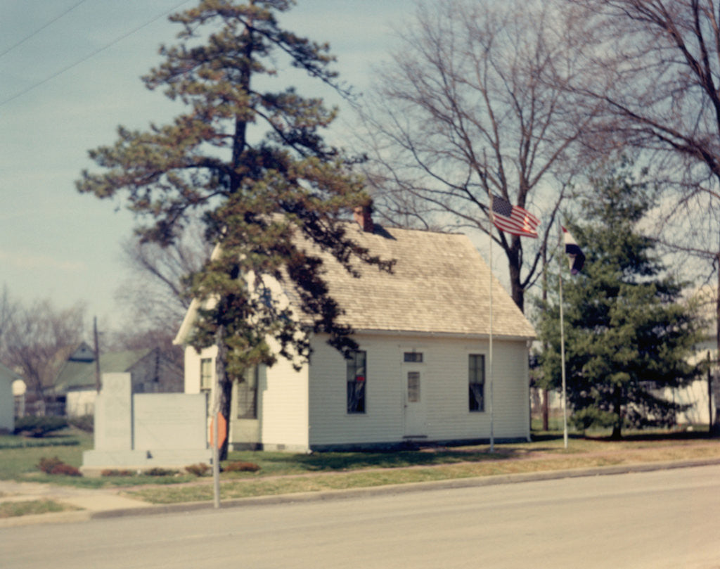 Detail of The birthplace of Harry Truman in Lamar, Missouri. by Anonymous