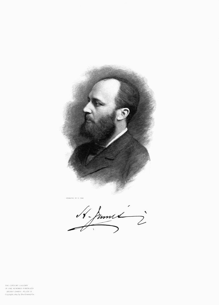 Detail of Writer Henry James by Anonymous