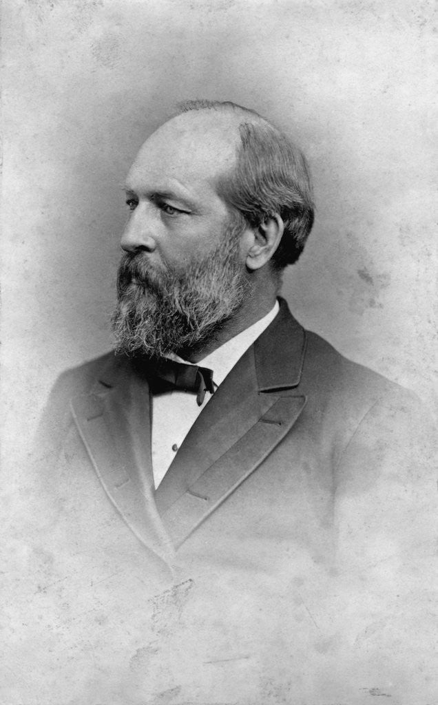 Detail of President James Abram Garfield by Anonymous