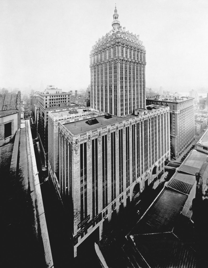 Detail of The Grand Central Building in Manhattan by Anonymous