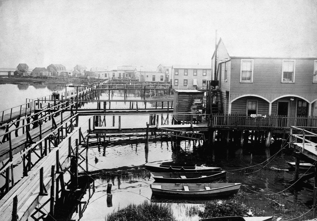 Detail of Stilted House Development, New York by Anonymous