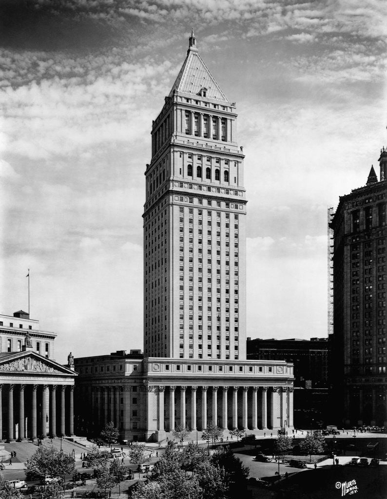 Detail of United States Courthouse Building, New York by Anonymous