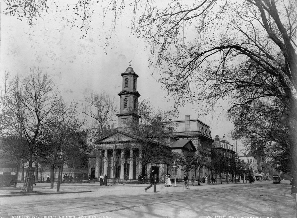 Detail of St. John's Episcopal Church in Washington, DC by Anonymous