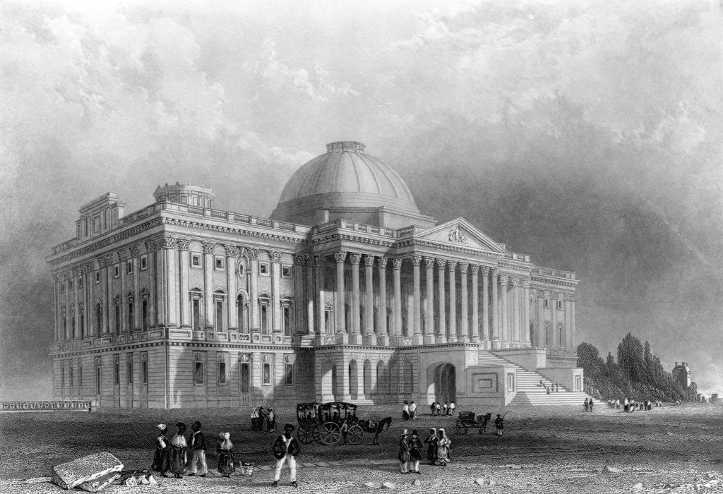 Detail of U. S. Capitol in Washington D. C. by Anonymous
