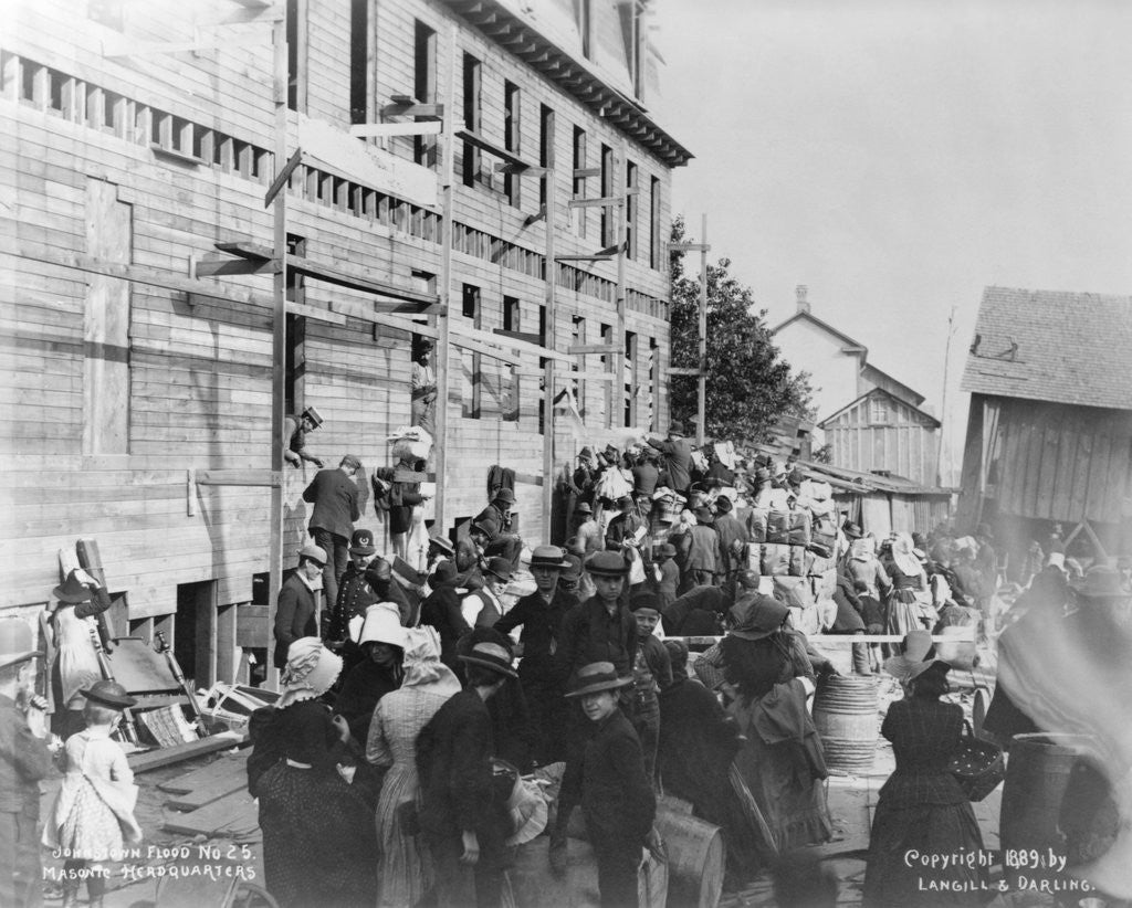 Detail of Aftermath of a Johnstown Flood by Anonymous
