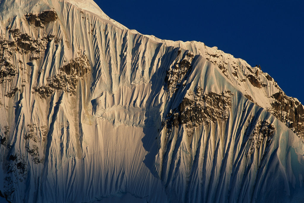Detail of Ridge of Mount Hunter by Corbis