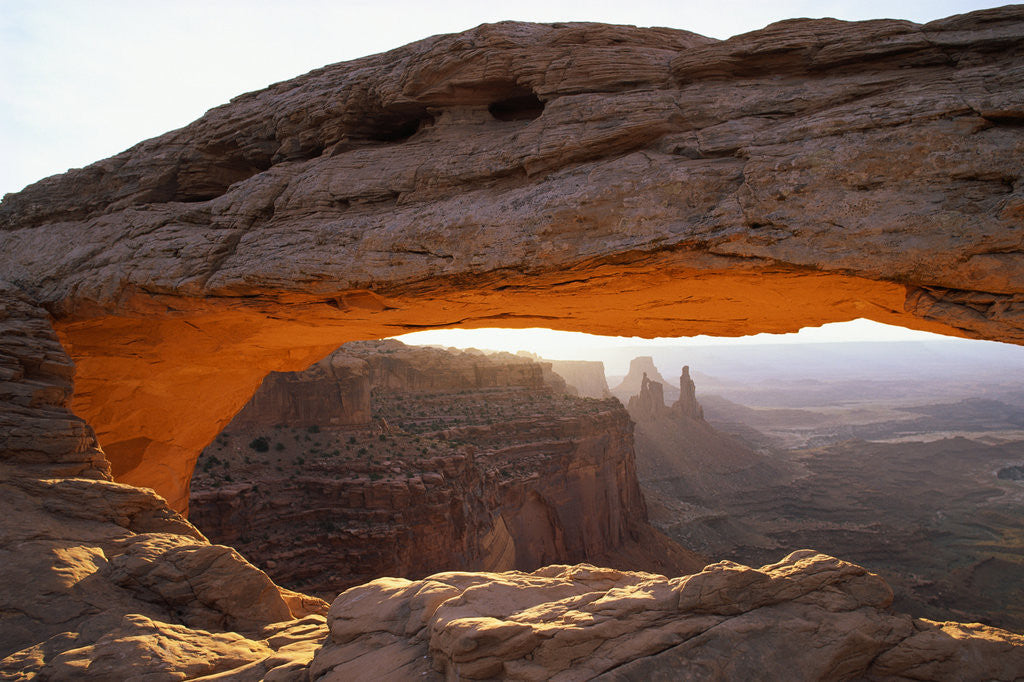 Detail of Mesa Arch at Sunrise by Corbis
