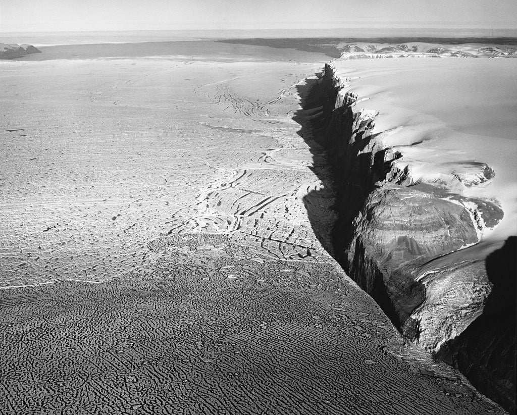 Detail of Peterman Glacier in Greenland by Anonymous