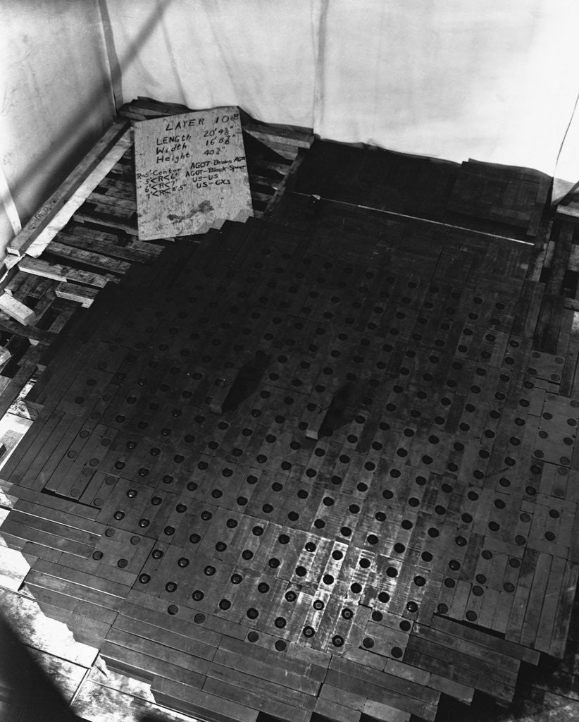 Detail of Fermi's Atomic Pile Under Construction by Anonymous