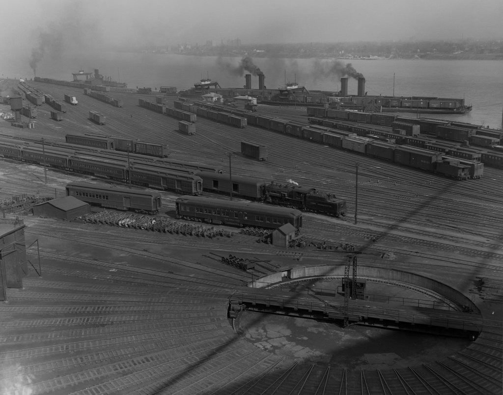 Detail of Freight Yard by Anonymous