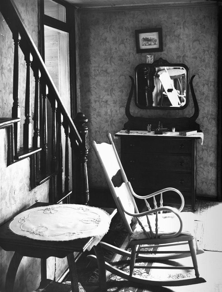 Detail of Rocking Chair in House by Anonymous
