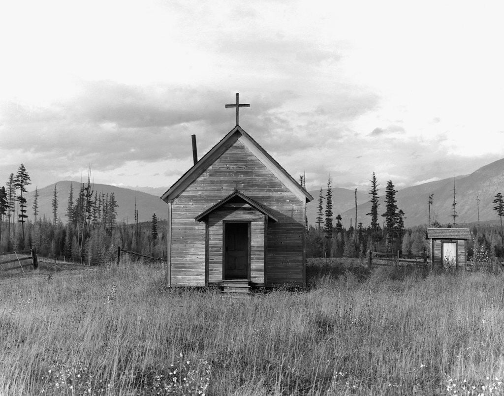 Detail of Abandoned Church by Anonymous