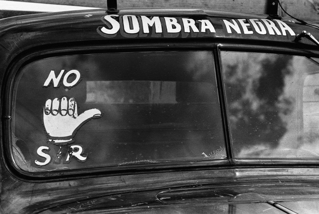 Detail of No Hitchhiking by Anonymous