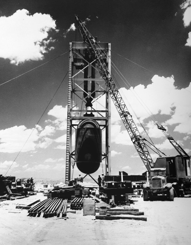 Detail of First Atom Bomb test site by Anonymous