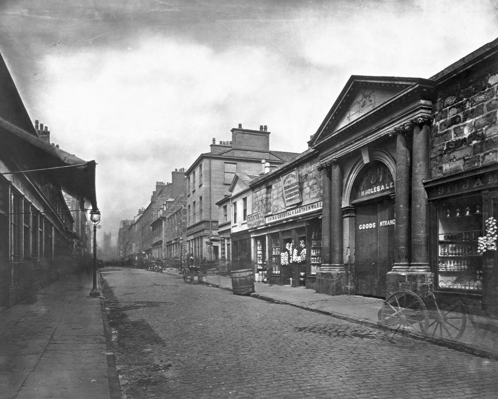 Detail of King Street in Glasgow, Scotland by Anonymous