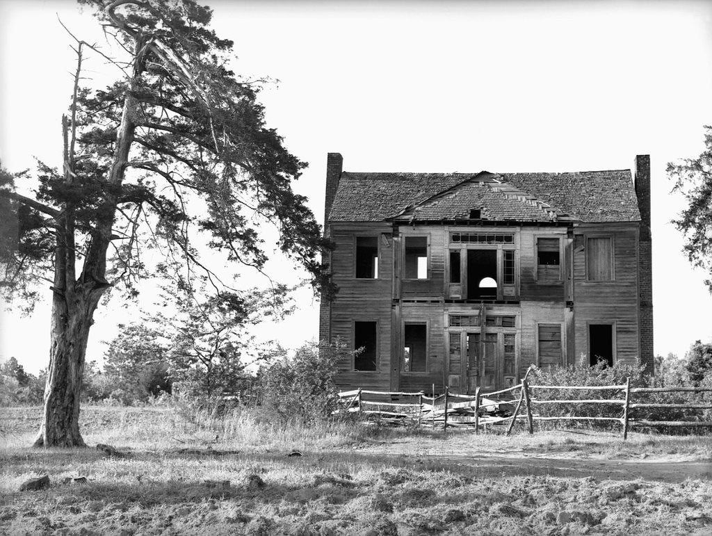 Detail of Abandoned Plantation Home by Anonymous