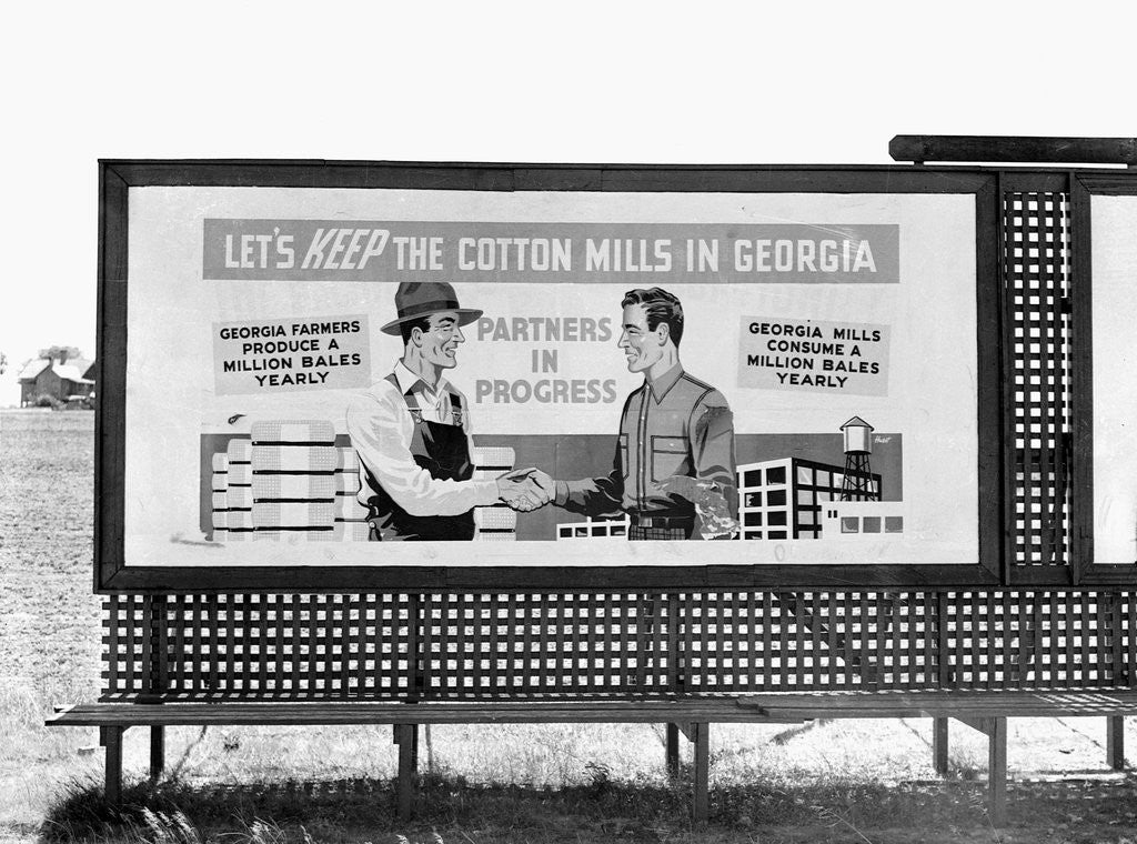 Detail of Billboard in Georgia by Anonymous