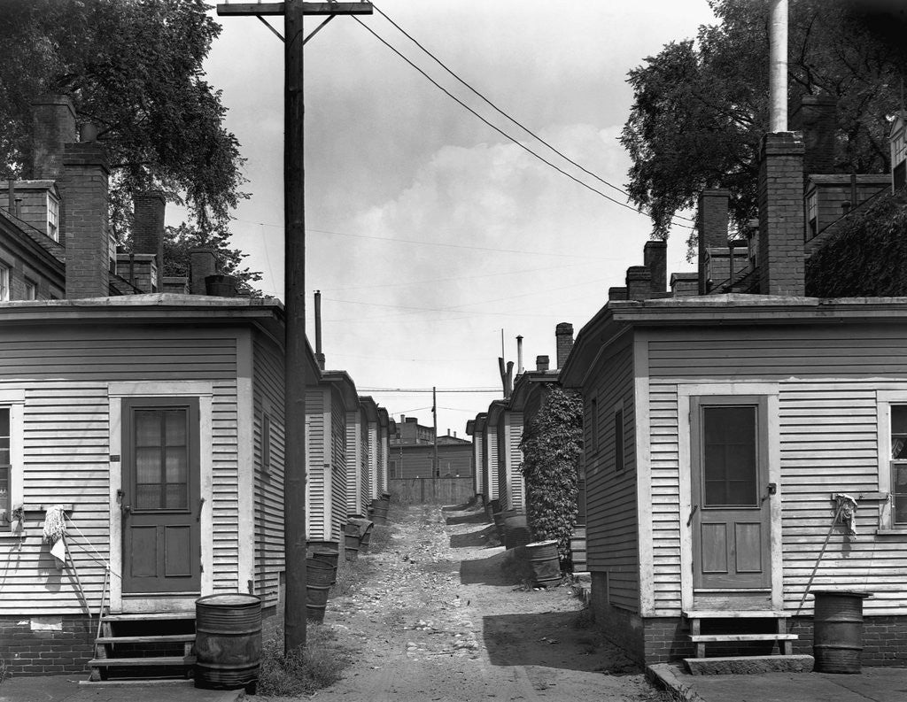 Detail of Mill Houses by Anonymous
