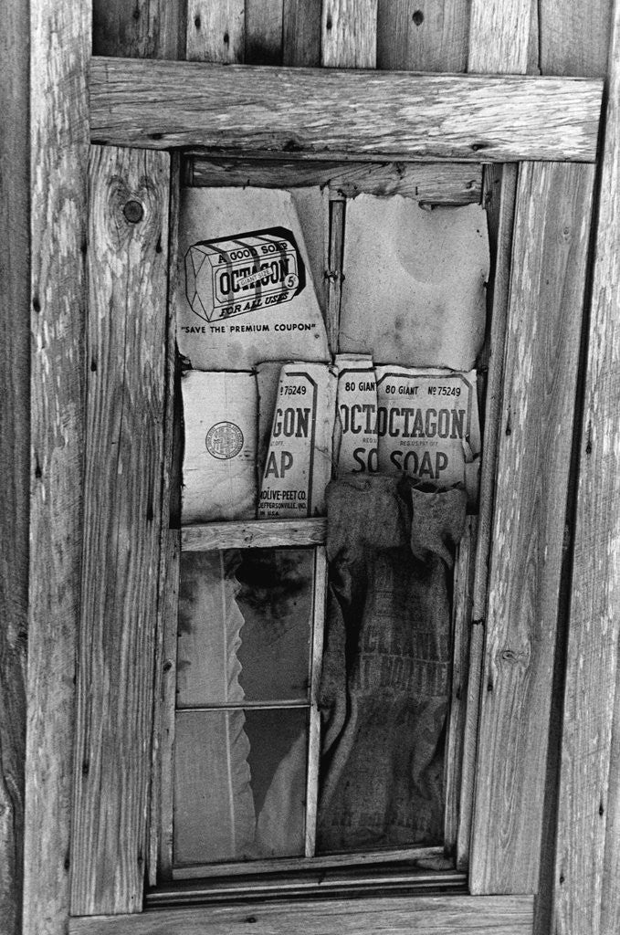 Detail of Sharecropper's Cabin by Anonymous