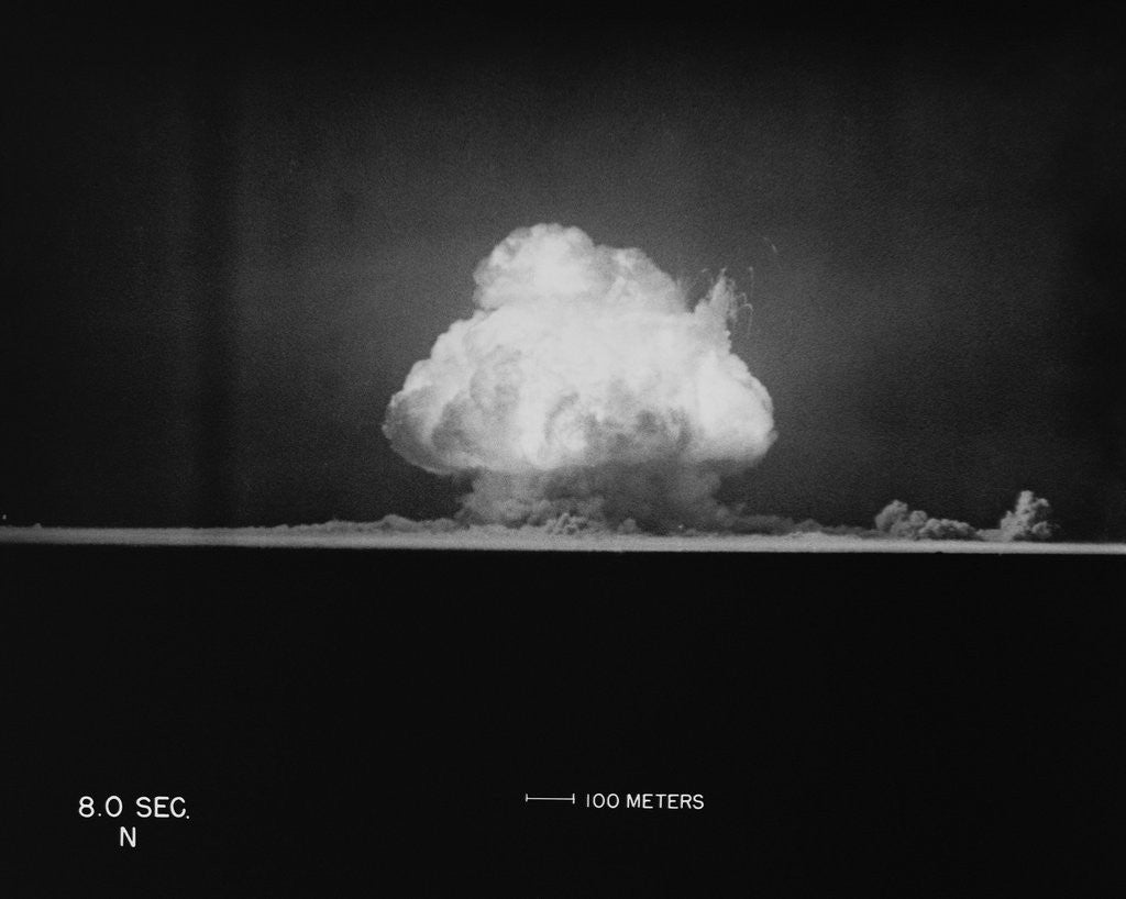 Detail of Nuclear Explosion at Trinity Site by Anonymous