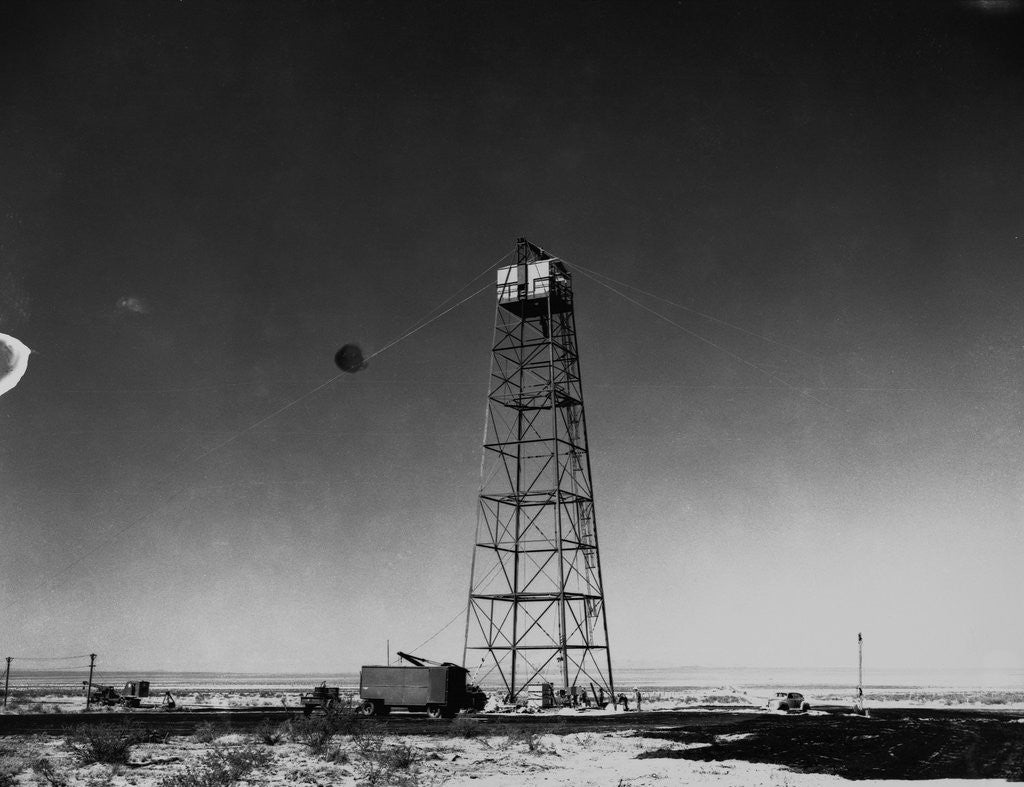 Detail of Test Tower at Trinity Site by Anonymous