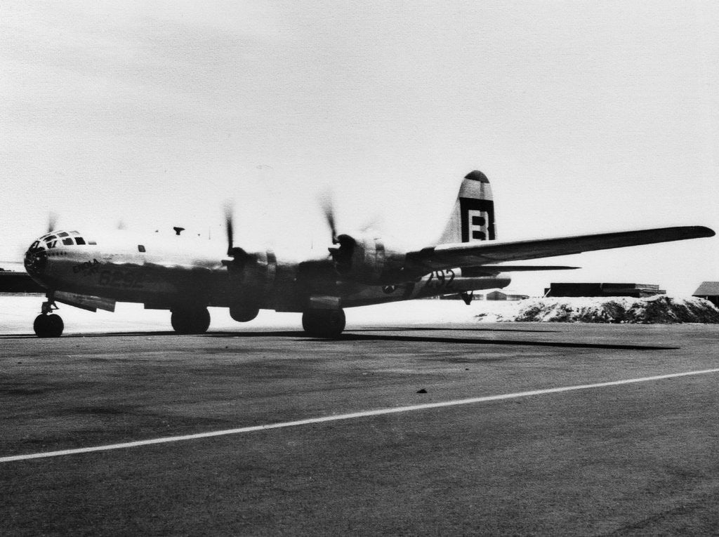 Detail of Enola Gay Preparing for Takeoff by Anonymous