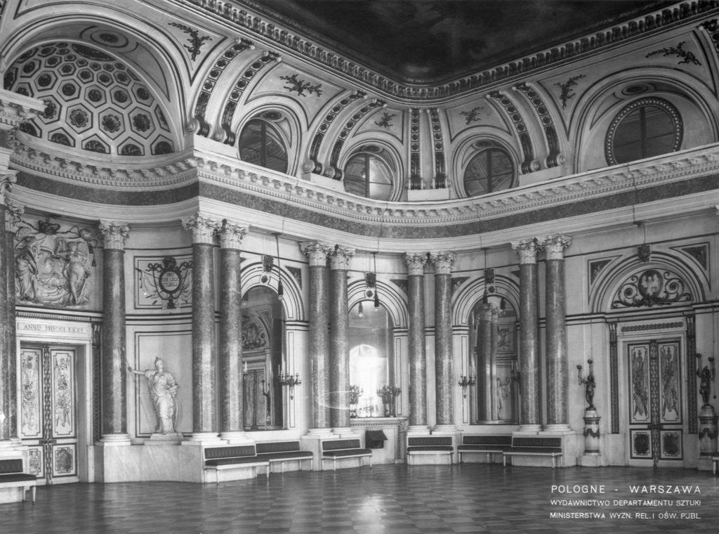 Detail of Main Reception Hall in King's Palace at Plac Zamkowy by Anonymous