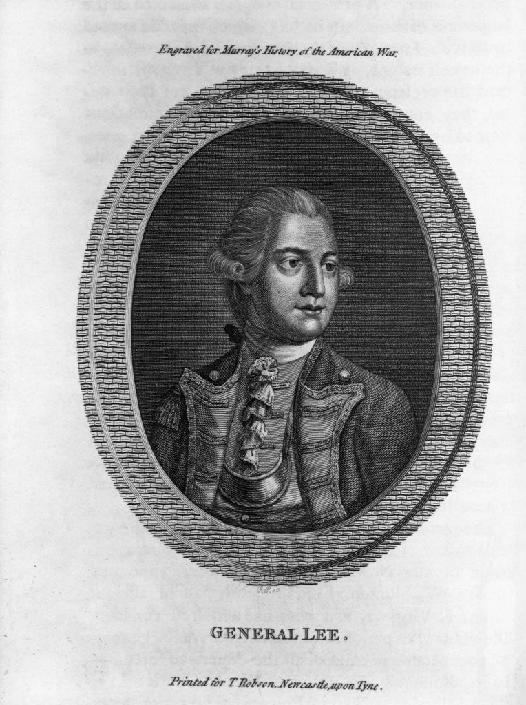 Detail of Portrait of General Charles Lee by Anonymous