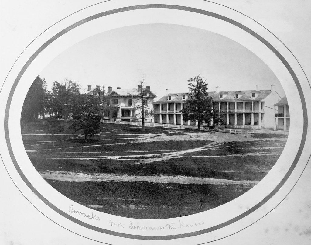 Detail of View of Barracks by Anonymous