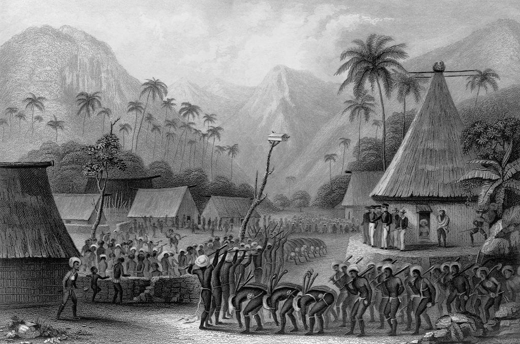 Detail of Club Dance on Fiji by Anonymous