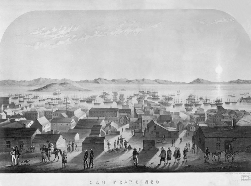 Detail of San Francisco by M. and N. Hanhart