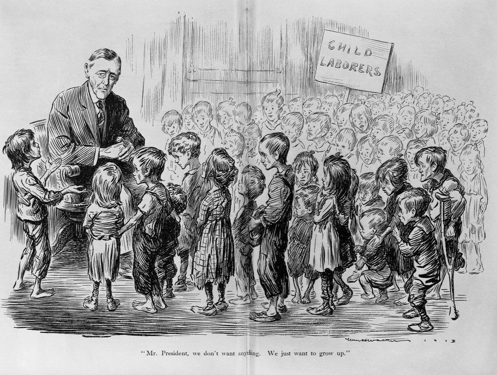 Detail of Magazine Illustration of Child Laborers by Anonymous