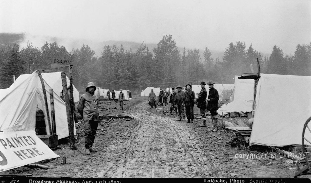 Detail of Broadway Street, Skagway, 1897 by Anonymous