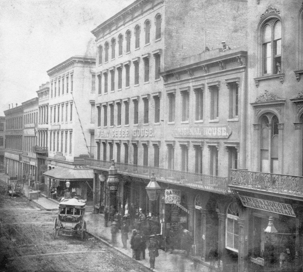 Detail of Tavern and Liquor Store Do Business on Sacramento Street by Anonymous