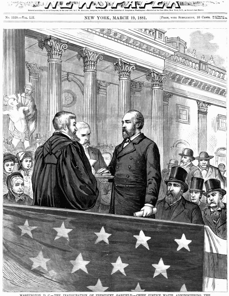 Detail of Inauguration of President Garfield by Anonymous