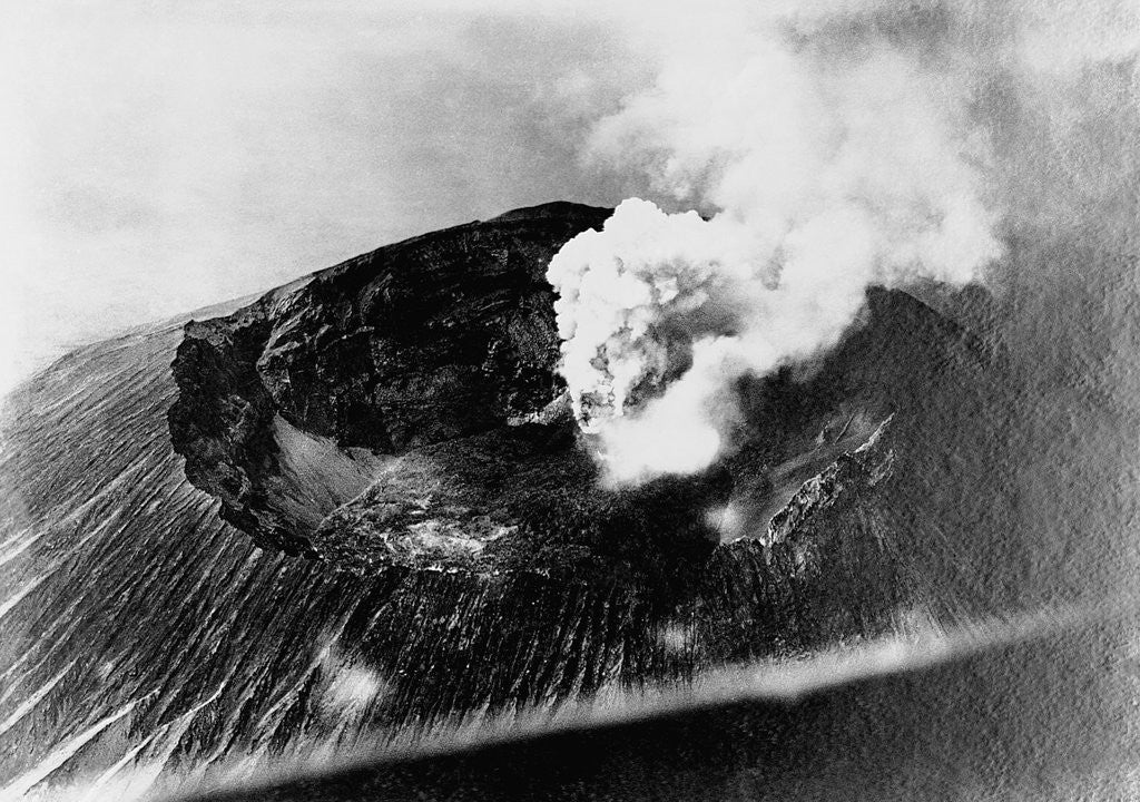 Detail of Smoke From Mount Vesuvius by Anonymous