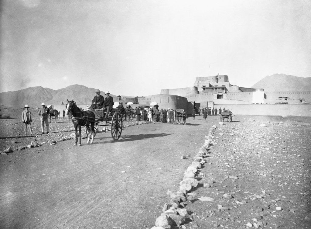 Detail of Tum-Tum Carts Head for Khyber Pass by Anonymous