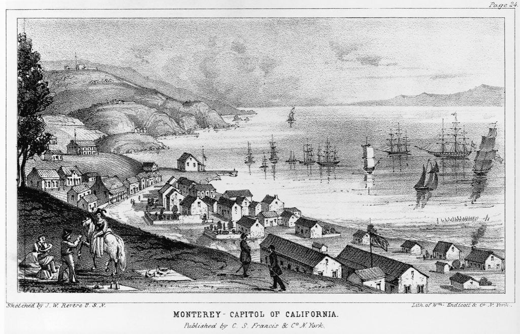 Detail of Monterey, California by Corbis