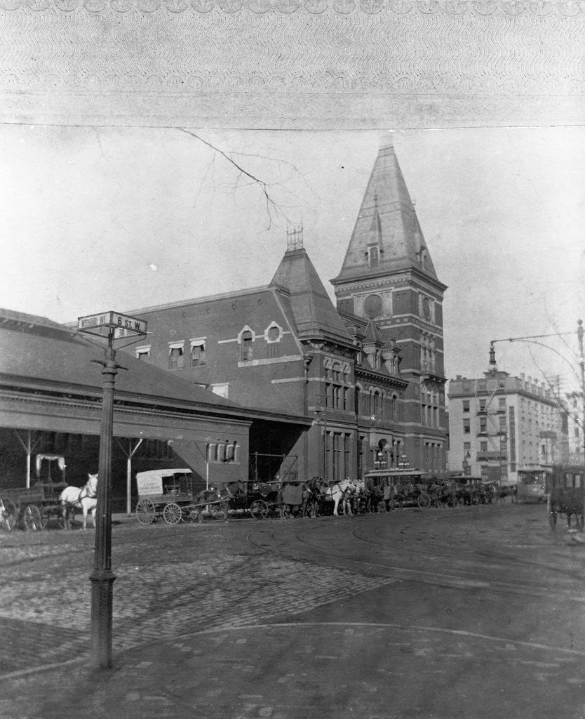Detail of Railroad Depot Where President Garfield was Shot by Anonymous