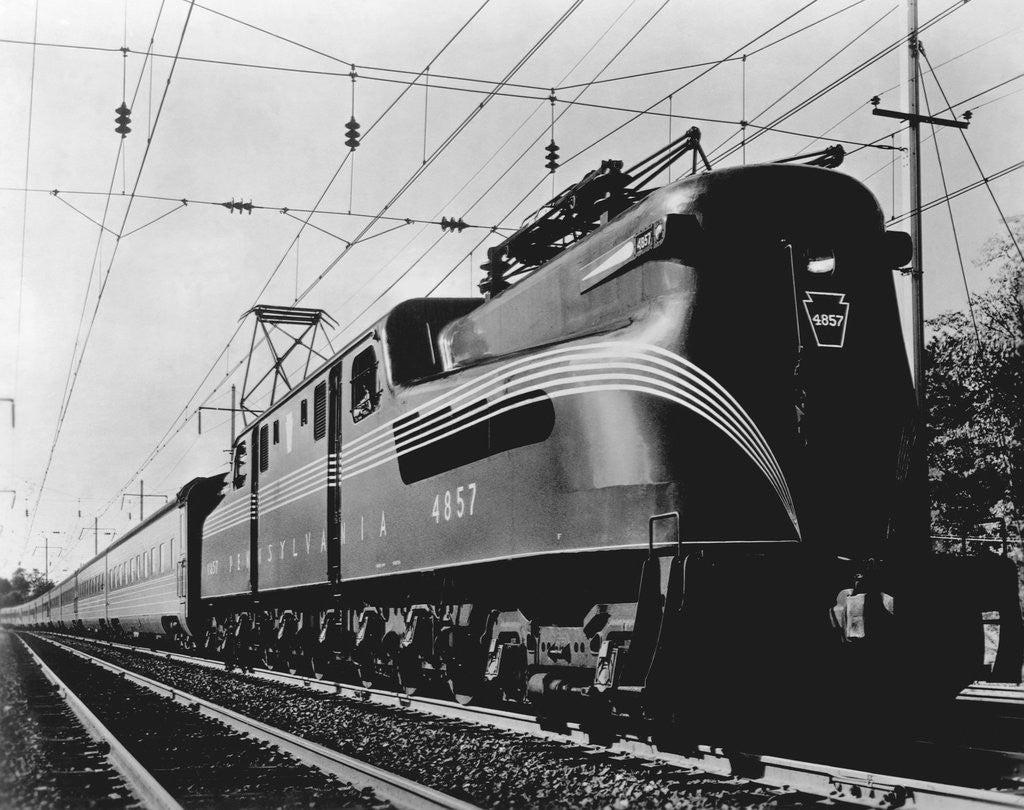 Detail of Pennsylvania Electric Locomotive by Anonymous